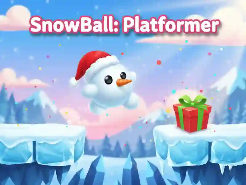 Logħba SnowBall: Platformer onlajn