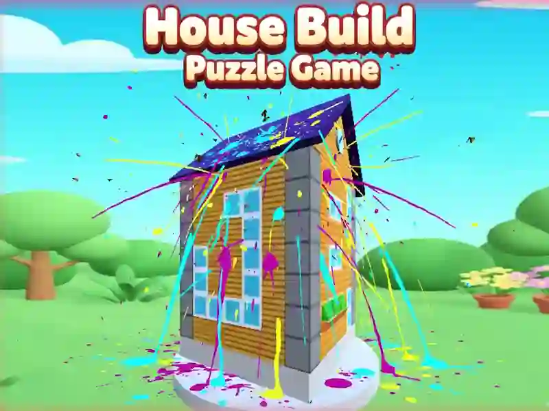 Logħba House Build Puzzle Game onlajn