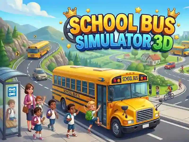 Logħba School Bus Simulator 3D onlajn