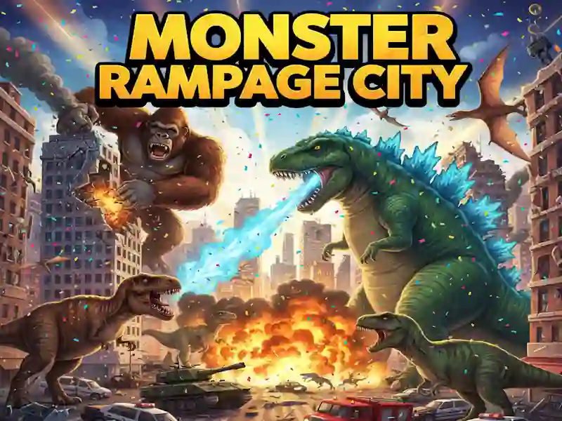 Logħba Monster Rampage City onlajn