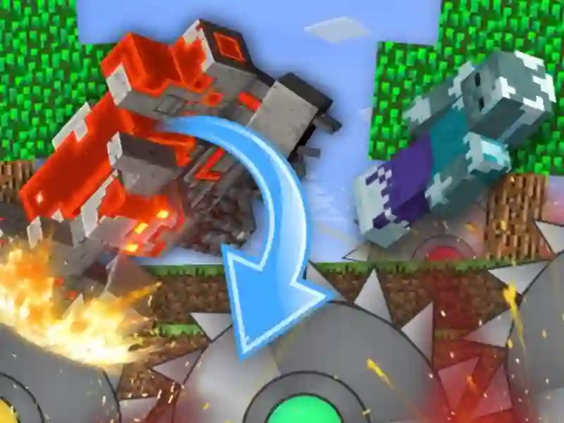 Logħba Ir-razzett tal-mobs fil-mineblock! onlajn