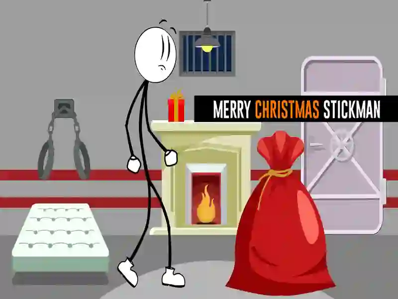 Logħba Merry Christmas Stickman onlajn