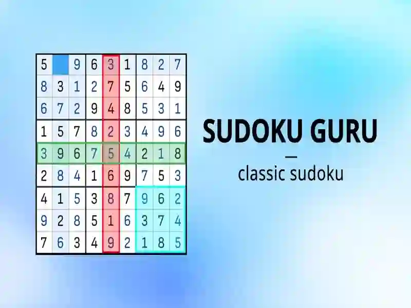 Logħba Guru Sudoku onlajn Logħba Guru Sudoku onlajn
