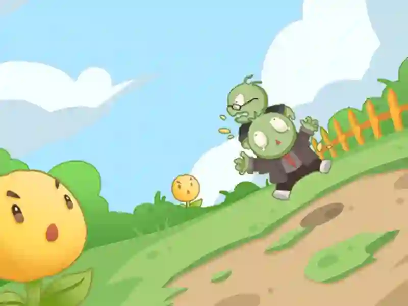 Logħba Fjuri vs Zombies onlajn