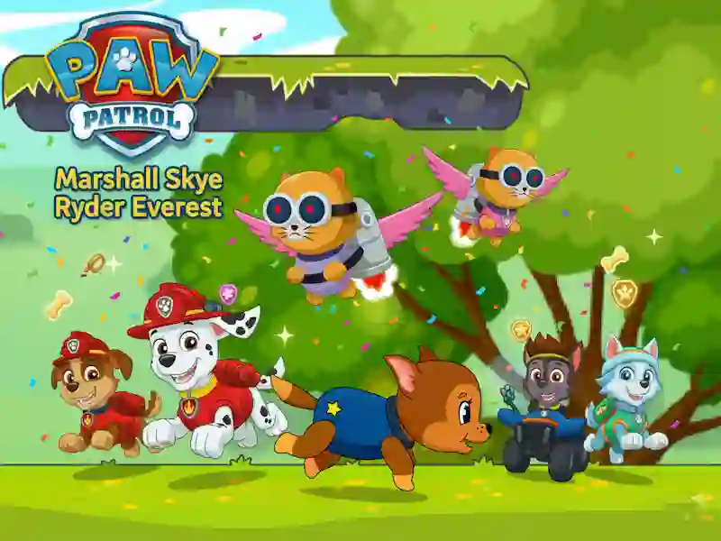 Logħba Paw Patrol Marshall Skye Ryder Everest onlajn