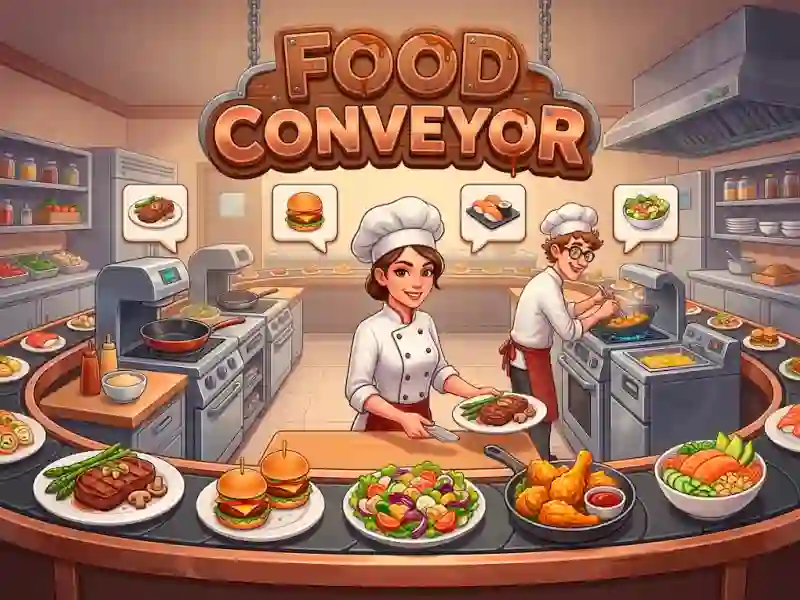 Logħba Food Conveyor onlajn