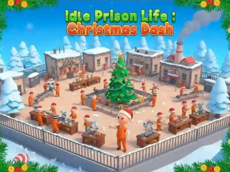 Logħba Idle Prison Life Christmas Dash onlajn