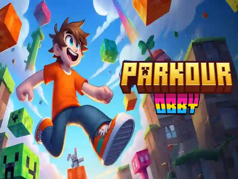 Logħba Parkour obby onlajn Logħba Parkour obby onlajn