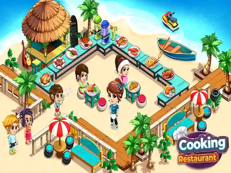 Logħba Tisjir tal-kċina tar-ristoranti onlajn