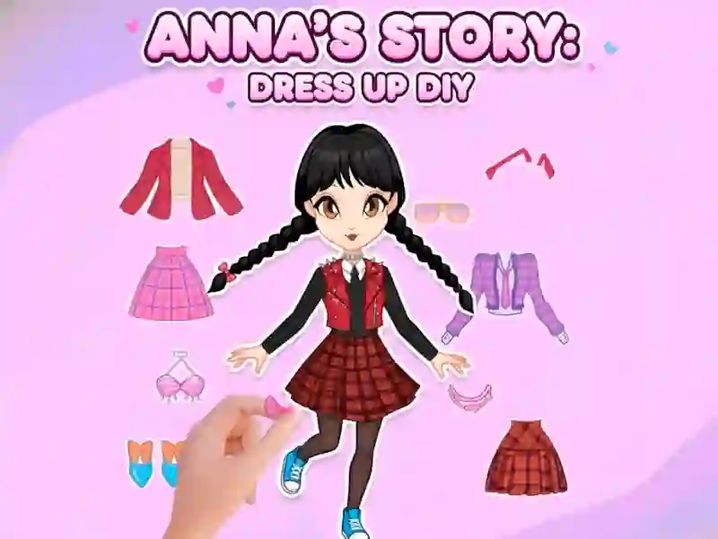 Logħba L-Istorja ta' Anna: Dress Up DIY onlajn