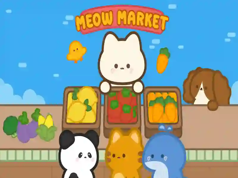 Logħba Market Meow onlajn