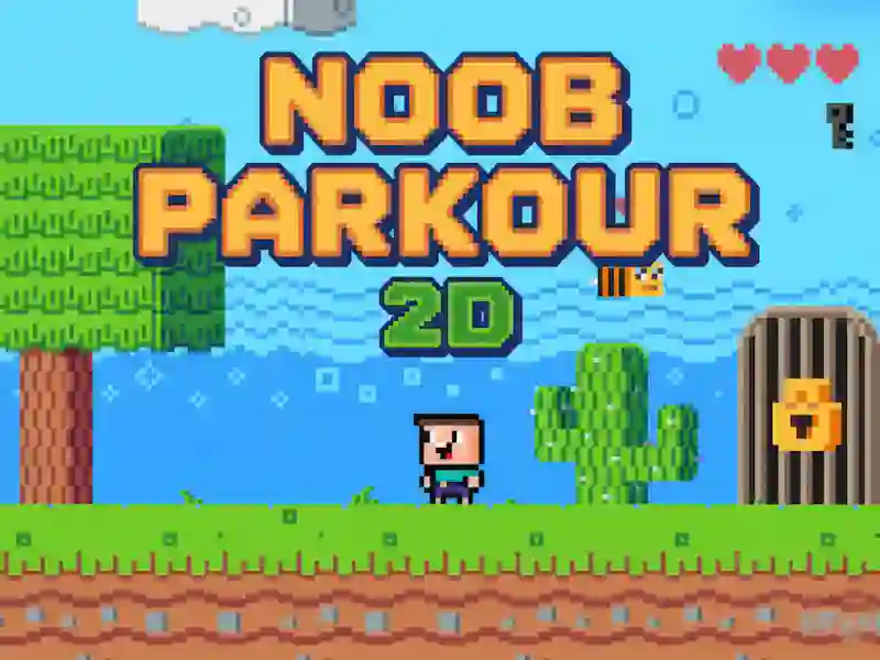 Logħba Noob Parkour 2D onlajn