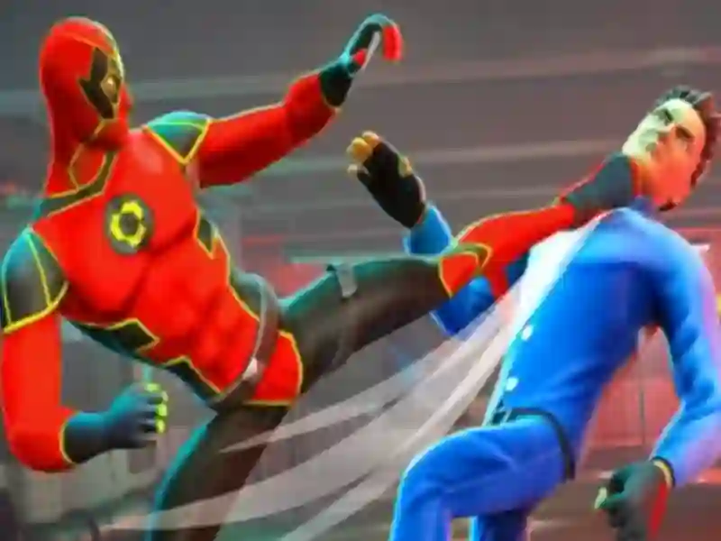 Logħba Ġlieda kontra s-superhero onlajn