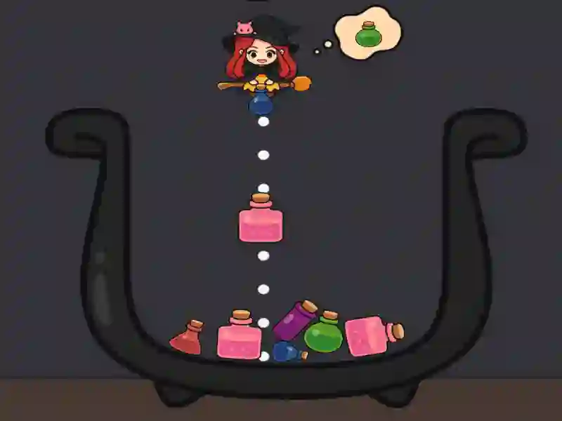 Logħba Potion Merge Witch onlajn