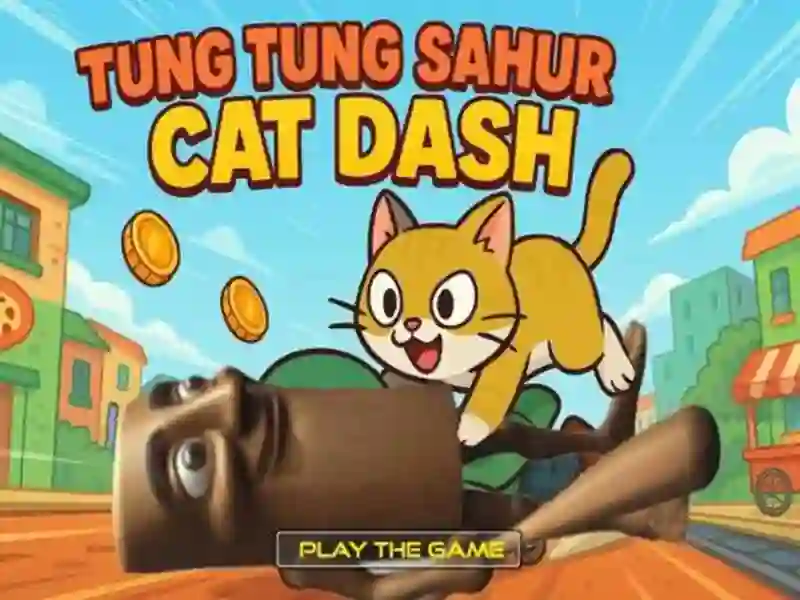 Logħba Tung Tung Sahur Cat Dash onlajn