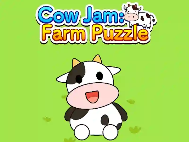 Logħba Cow Jam Farm puzzle onlajn