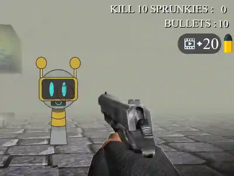 Logħba SPRUNKI 3D Shooter onlajn