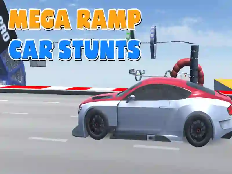 Logħba Mega Rampa Car Stunts onlajn
