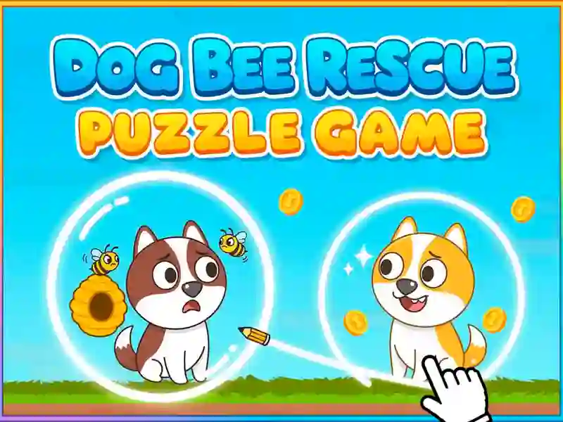 Logħba Dog Bee Salvataġġ Puzzle Game onlajn