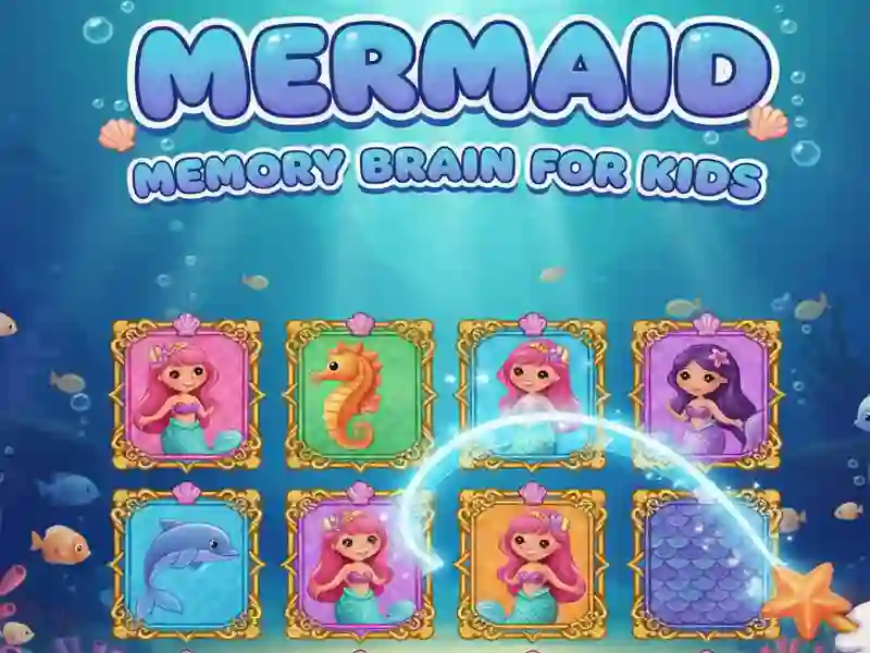 Logħba Mermaid Memory Brain Għat-Tfal onlajn