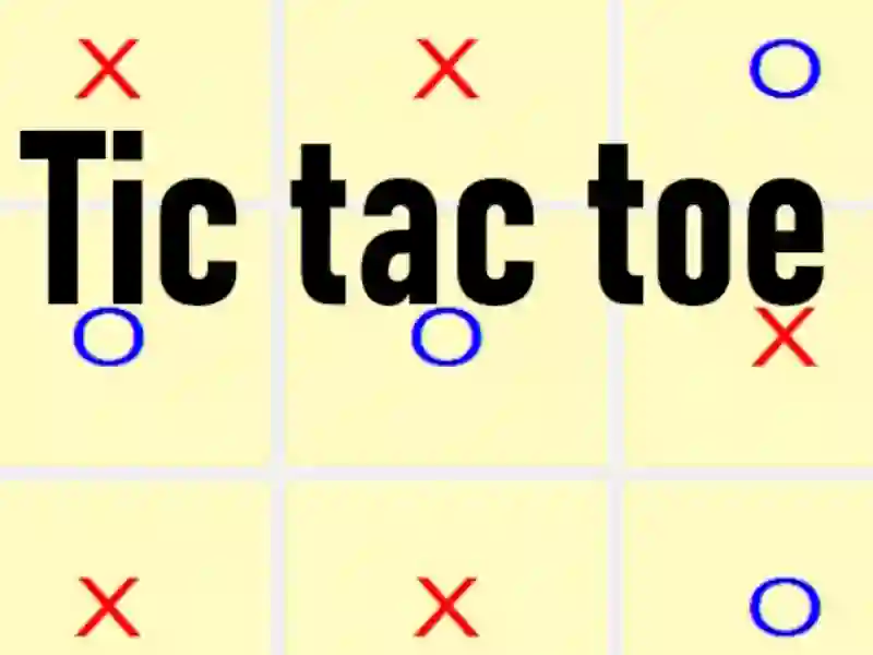 Logħba Tic Tac Toe onlajn Logħba Tic Tac Toe onlajn