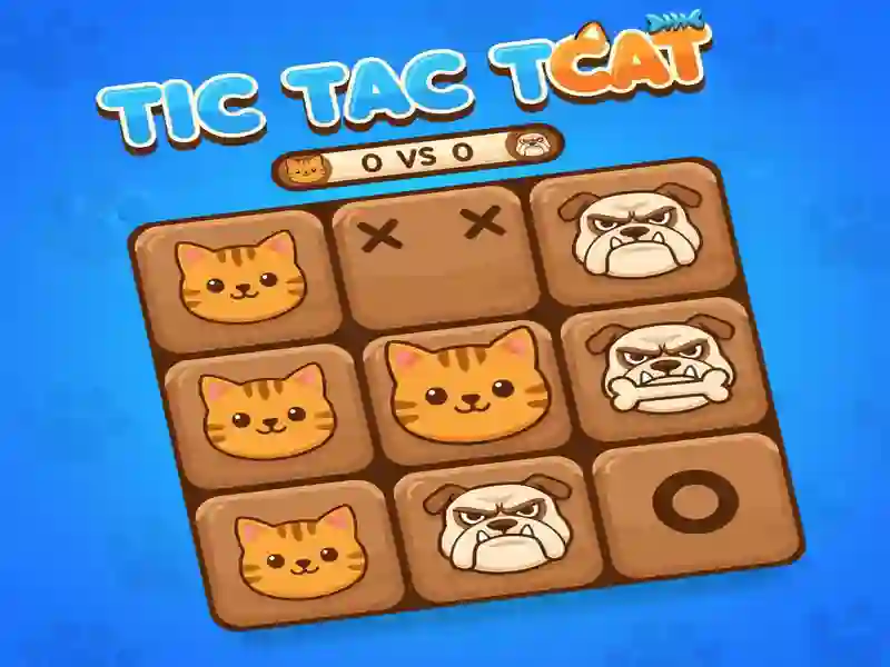 Logħba Tic Tac Toe Cat onlajn