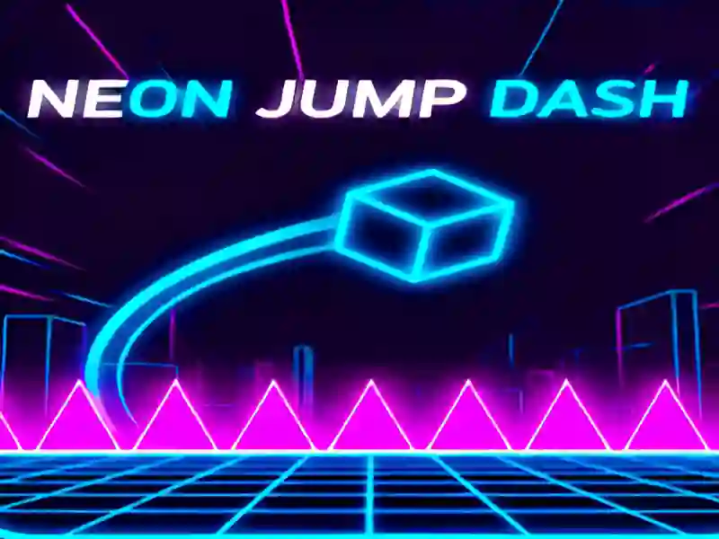 Logħba Neon Jump Dash onlajn