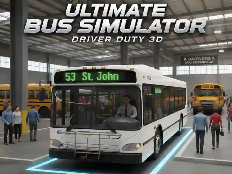 Logħba Ultimate Bus Simulator Driver Duty 3D onlajn