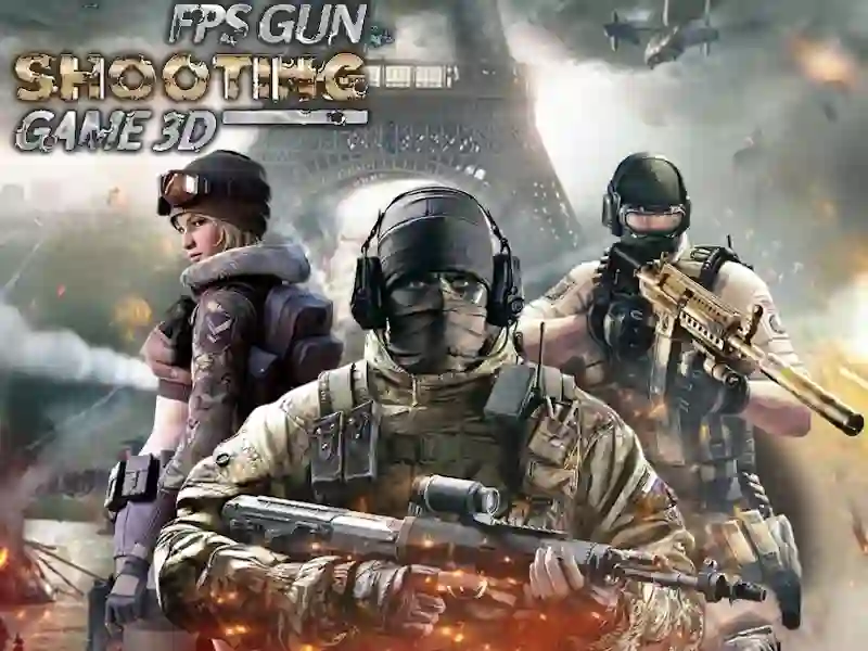 Logħba FPS Shooting Game: 3D Gun Game onlajn