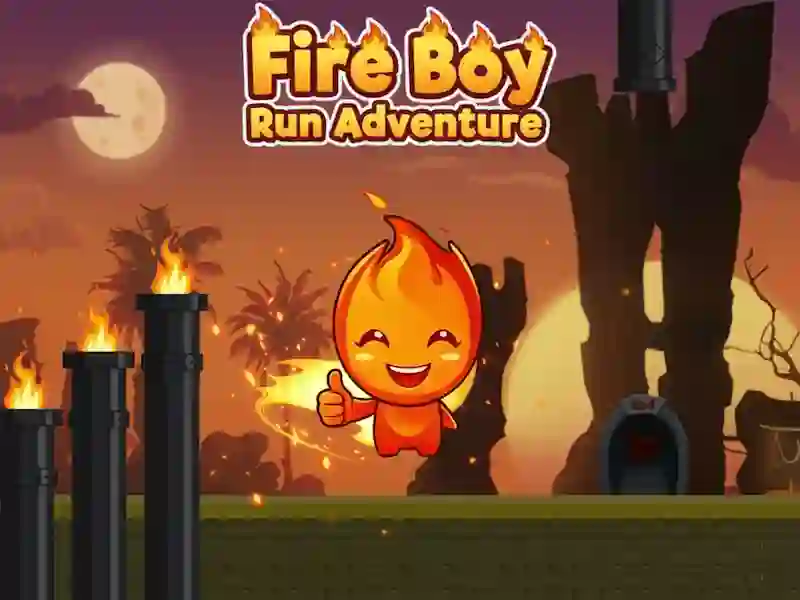 Logħba Fire Boy Run Avventura onlajn