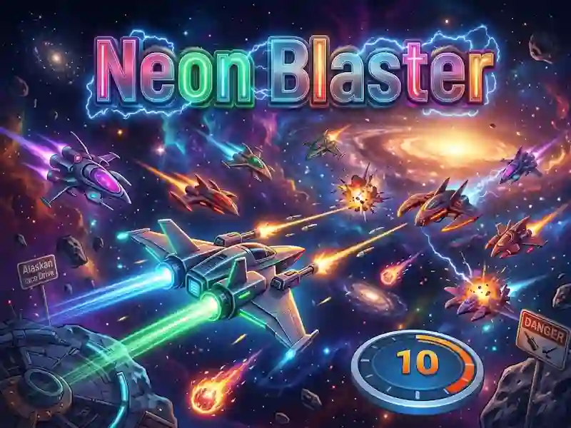 Logħba Neon Blaster onlajn