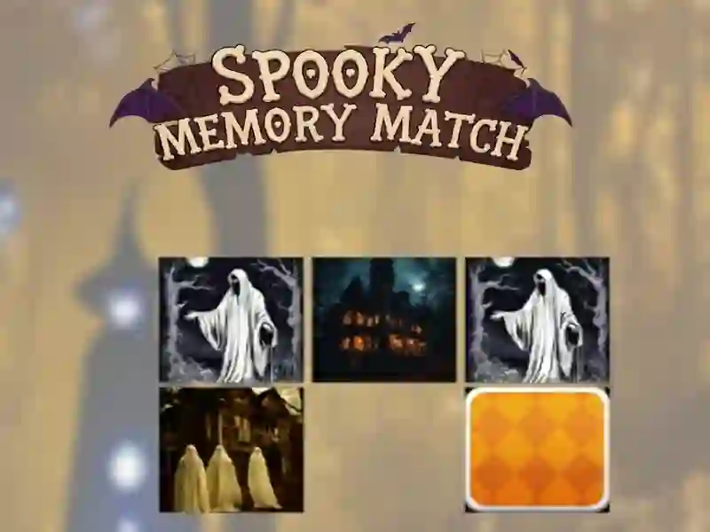 Logħba Logħba tal-memorja spooky onlajn