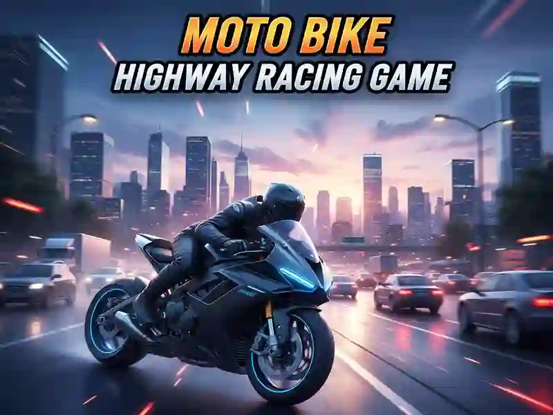 Logħba Moto Bike Highway Racing Game onlajn