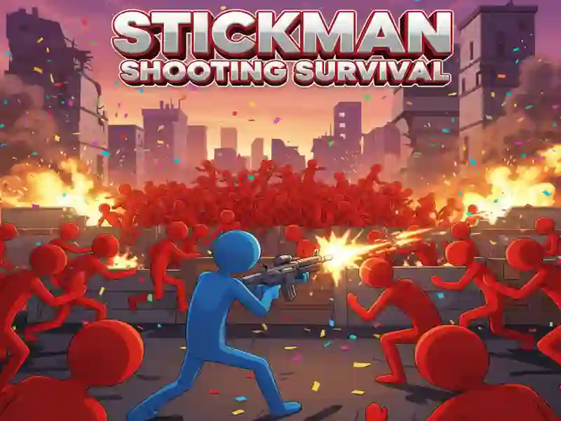 Logħba Stickman Shooting Sopravivenza onlajn