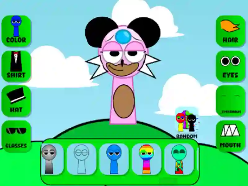 Logħba Sprunki Character Maker OC onlajn Logħba Sprunki Character Maker OC onlajn