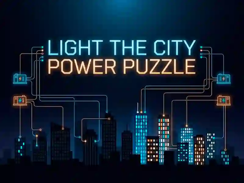 Logħba Light the City Power Puzzle onlajn