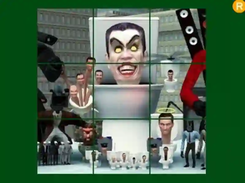 Logħba Puzzle li tiżżerżaq tat-tojlit skibidi onlajn