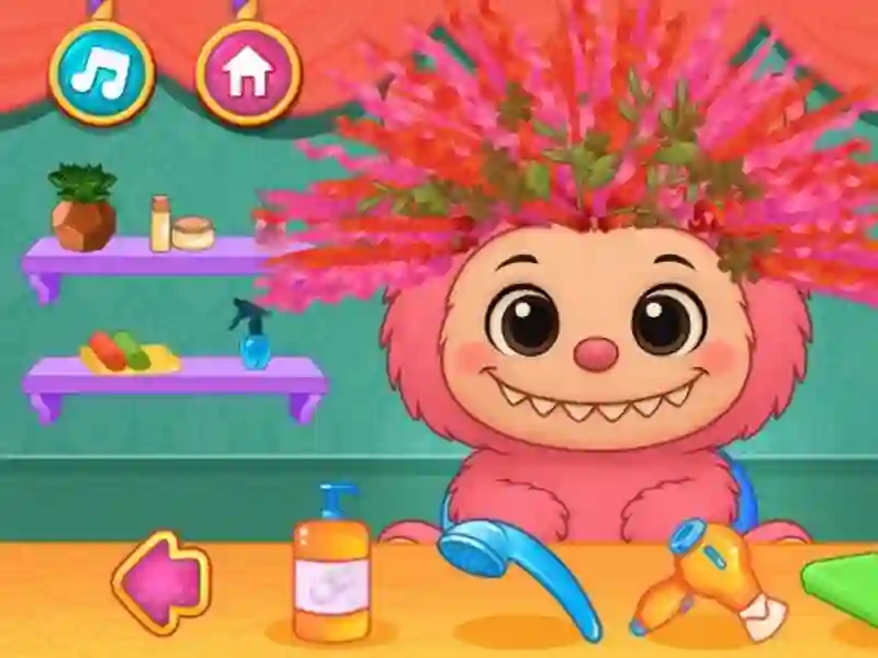 Logħba Labubu Hair Salon onlajn