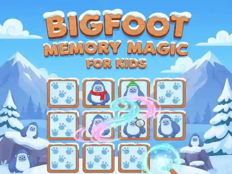 Logħba Bigfoot Memory Magic Għat-Tfal onlajn