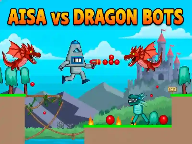 Logħba Aisa Vs Dragon Bots onlajn
