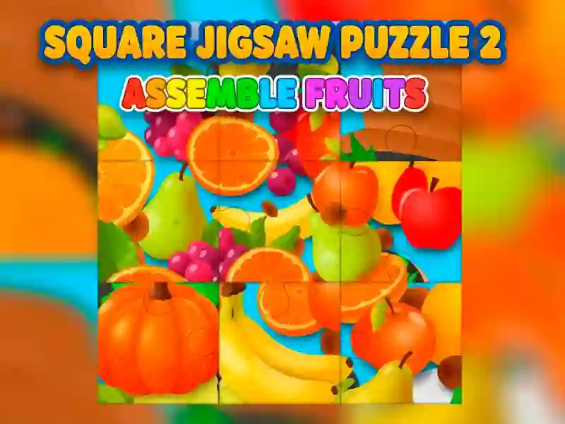 Logħba Square jigsaw Puzzle 2 — Arma Frott onlajn