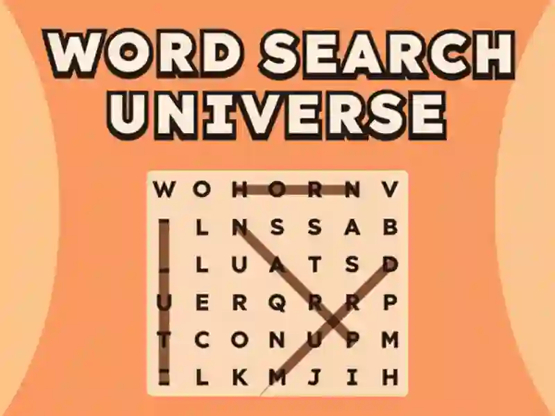 Logħba Word Search Univers onlajn