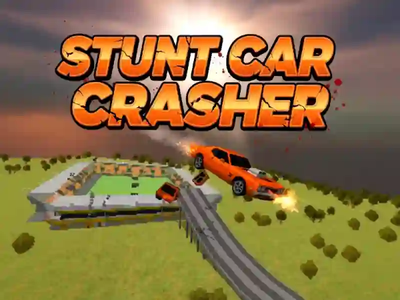 Logħba Stunt Car Crasher onlajn