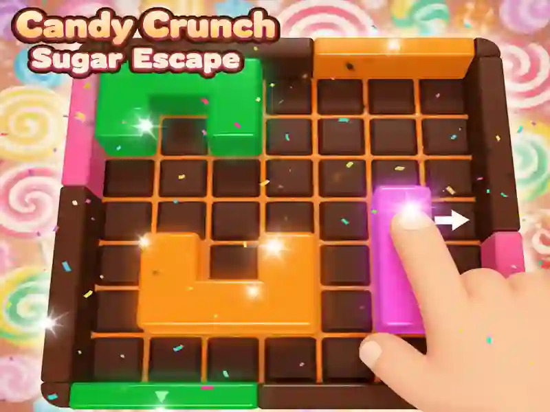 Logħba Candy Crunch Sugar Escape onlajn