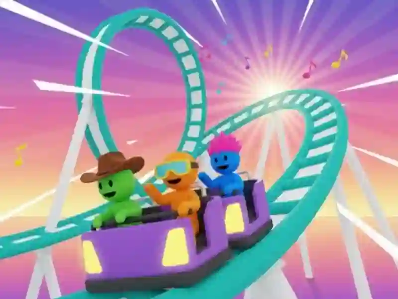 Logħba Roller Coaster 3D onlajn