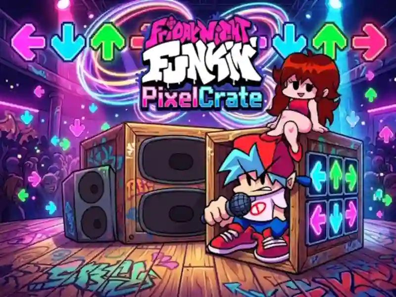 Logħba Friday Night Funkin PixelCrate onlajn