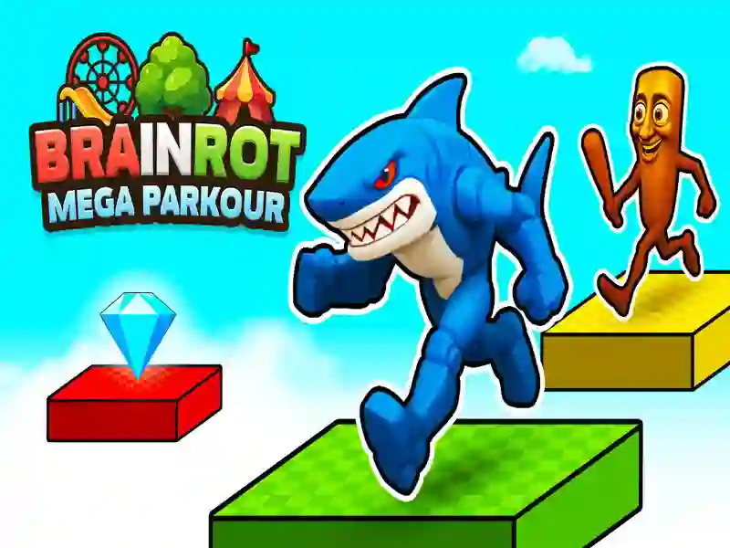 Logħba Brainrot Mega Parkour onlajn