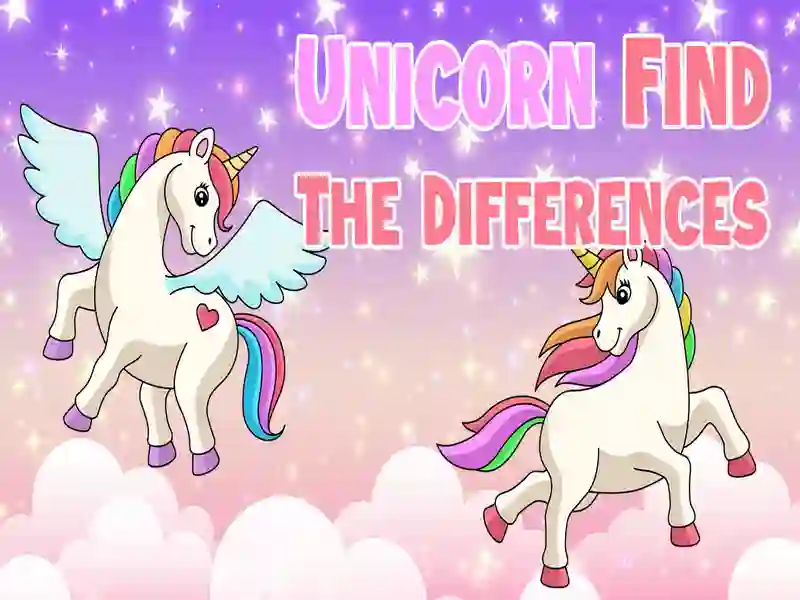 Logħba Unicorn issib id-differenzi onlajn