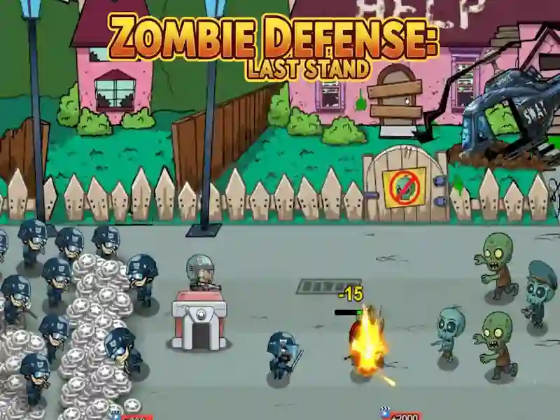 Logħba Zombie Defense: Last Stand onlajn