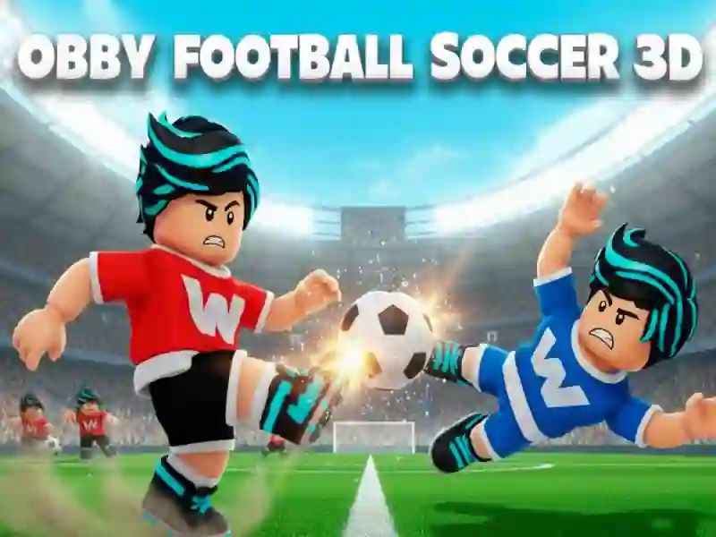 Logħba Obby Futbol Soccer 3D onlajn
